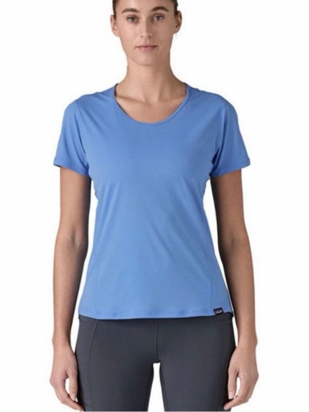 Patagonia Women's Sky Blue Short Sleeve Crew Tee